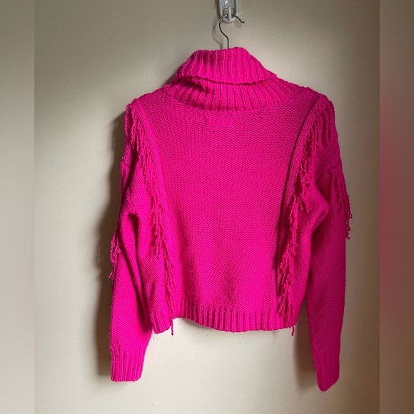 Lou & Grey for Loft Wool Blend Chunky Pink Knit Sweater Size XS - Picture 5 of 7